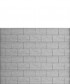 HomingXL zelfbouw schutting beton recht eenzijdig casa-borsika steenmotief grijs (199 x 154 cm)
