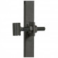 HomingXL Tuindeur Douglas recht met stalen frame (90 x 200 cm) inclusief zwart beslag