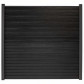 C-Wood Zelfbouw schutting composiet Modular Rhombus Zwart zwart alu accessoires (180 x 180 cm)