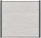 C-Wood Schutting composiet Como bi-color beige met antraciet aluminium kader (180 x 180 cm)