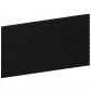 TrendHout wandmodule L potdekselplanken 340,5 x 156 cm zwart