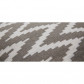 La Forma sierkussen Moclam | grijs/wit zigzag design 100% katoen (45 x 45 cm)