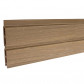 C-Wood Zelfbouw schutting composiet Rhombus Double ipé - zwart alu accessoires (180 x 180 cm)