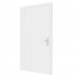 TrendHout Enkele plaatdeur XL met kozijn - linksdraaiend - wit - 1200 x 2115 mm incl. beslag