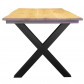 HomingXL Massief eiken tafelblad boomstam model 3 cm | 200 x 100 cm