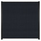 C-Wood Zelfbouw schutting verticaal Rhombus Triple antraciet - zwart alu accessoires (170 x 180 cm)