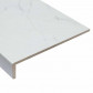 Maestro Steps Overzettrede met neus | Laminaat | White Marble | 100 x 30 cm