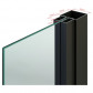 HomingXL Stalen schuifdeur Loft 3 vaks helder glas inclusief schuifdeursysteem