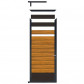 C-Wood Tuindeur aluminium antraciet frame Mix & Match - hardhout Thermo Fraké / alu antraciet (90 x 200 cm)