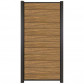 C-Wood Zelfbouw schutting hardhout Mix & Match Thermo Fraké - antraciet alu accessoires (90 x 180 cm)