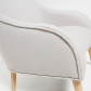 La Forma stoel Lobby | beige Varese stof met houten poten