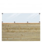 Plus Danmark Schutting zelfbouw vuren - Plank met glas (174 x 125 cm)