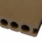 C-Wood Vlonderplank composiet semi massief 2,5 x 25 cm | XXL teak bruin (4 mtr) grove ribbel en geborsteld