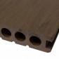 C-Wood Vlonderplank composiet semi massief 2,5 x 25 cm | XXL bruin gevlamd (4 mtr) grove ribbel en geborsteld