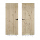 Austria Schuifdeur - Cabana Roble - Dos links - Onbehandeld eiken toplaag
