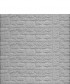 HomingXL zelfbouw schutting beton recht eenzijdig romania steenmotief grijs (199 x 193 cm)