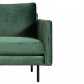 HomingXL Loungebank Violet chaise longue rechts | velours Brunei groen 45 | 2,62 x 2,26 mtr breed