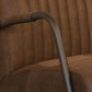 HomingXL Industriële fauteuil Lunar | leer Bull bruin 15 | 78 cm breed