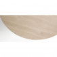 La Forma salontafel Hendrix | blad eikenhout en metalen poten (80 x 80 cm)