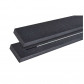 Plus Danmark Kinderpicknicktafel gerecycled plastic zwart | Alpha 118 x 177 x 57 cm