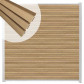 C-Wood Zelfbouw schutting composiet Rhombus Triple teak - blank alu accessoires (180 x 200 cm)