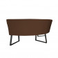 HomingXL Eetkamerbank - Amsterdam - geschikt voor tafel 150 cm - stof Element donkerbruin 25