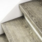 Stepwood Traprenovatie set - rechte trap - 15 treden SPC toplaag Verweerd eiken incl. witte stootborden