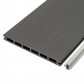 C-Wood Zelfbouw schutting composiet Modular Rock grey met blank alu accessoires (180 x 200 cm)