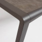 La Forma eettafel Renna | taupe aluminium frame met blad keramisch steen Vulcano Ceniza (160 x 90 cm)
