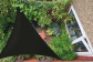 Elephant schaduwdoek driehoek polyester zwart