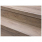 Stepwood Overzettrede met neus (2 stuks) | PVC toplaag | Vergrijsd eik