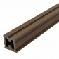 C-Wood onderregel composiet bruin 38 x 38 mm (2,2 mtr)