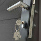 Elephant Tuindeur composiet Modular rock grey met antraciet aluminium frame compleet (90 x 180 cm)