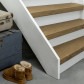 Ekostairs Overzettreden met neus (2 stuks) - PVC toplaag - Rijn - 140 x 60 cm