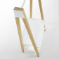 La Forma kledingrek Stick | wit afgelakt mdf met essenhout (89 x 180 cm)
