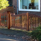 Elephant poort hardhout bankirai Belvedere incl. beslag (95 x 85 cm)
