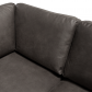 HomingXL Loungebank Faro chaise longue rechts | leer Kentucky antraciet 01 | 2,65 x 2,23 mtr breed