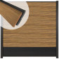 C-Wood Zelfbouw schutting hardhout Mix & Match Thermo Fraké / antraciet - antraciet alu accessoires (180 x 180 cm)