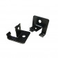 C-Wood Bevestigingsclips RVS zwart gecoat begin/eind clip incl schroeven (25 stuks)