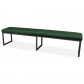 HomingXL Eetkamerbank - Atlanta - stof Element groen 12 - 140 cm breed