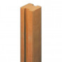 Tussenpaal rabatsysteem hardhout bankirai 7 x 7 cm (275 cm)