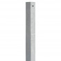 Paal beton diamantkop | begin-eindpaal 8,5 x 8,5 cm grijs (280 cm)