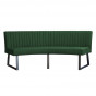 Eetkamerbank - Hengelo - geschikt voor ovale tafel 240 cm - stof Element groen 12