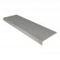 Overzettrede met neus | Laminaat | Betonlook Light Grey Stone | 130 x 38 cm
