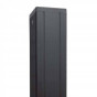 Hekpaal aluminium antraciet met cypresse kern 6,8 x 6,8 cm