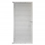 Tuindeur aluminium wit frame Modular - composiet wit (90 x 180 cm)