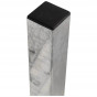 Paal staal zonder voet gegalvaniseerd - 8 x 8 cm