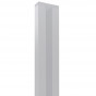 Wandprofiel zelfbouw Modular/Mix & Match wit aluminium 2,5 x 6,8 x 200 cm