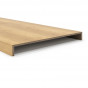 Overzettreden met neus (2 treden) - PVC toplaag - Cashew oak - 150 x 55 cm