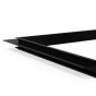Daktrim aluminium zwart binnenhoek 50 x 50 cm (35 mm)